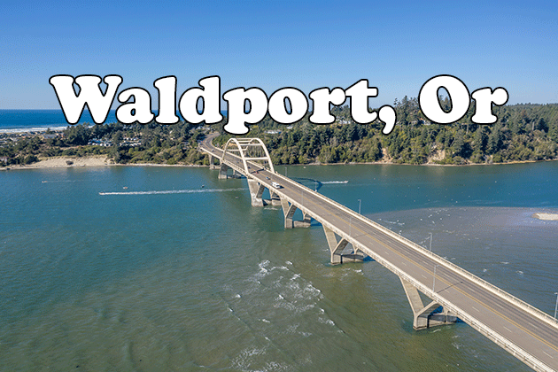 Waldport Beach Map