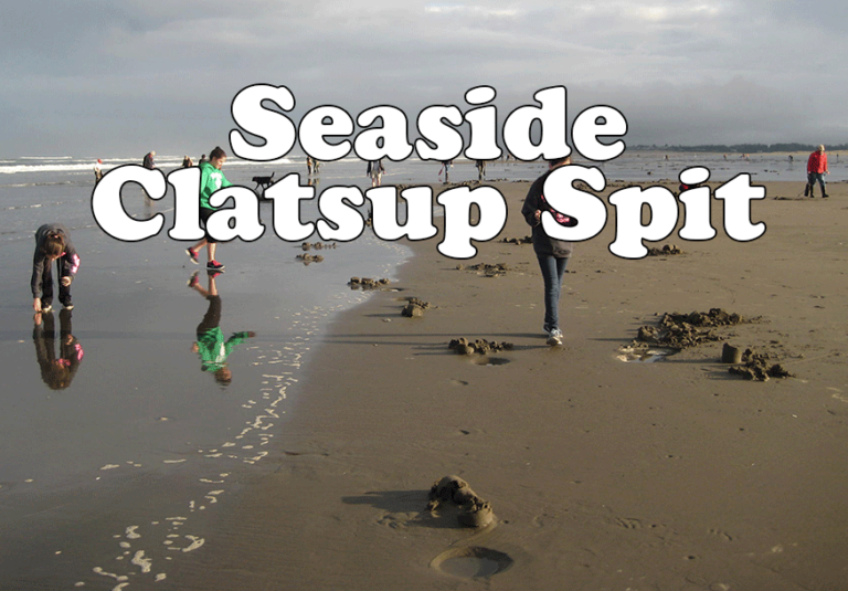 Seaside & Clatsup Spit Map